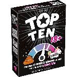 Cocktail Games - Top Ten 18+- Jeu de societe - a partir de 14 ans - 4 a 9 joueurs - 30 minutes