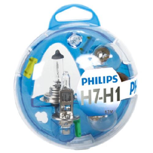 Ampoules H1 12V Coffret Ampoules H1 H7 PHILIPS Essential Box 12V