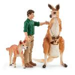 Figurine Miniature - Personnage Miniature Coffret Aventures en Océanie. figurines animaux sauvages. Schleich 42550 Wild Life. Pour enfant des 3 ans