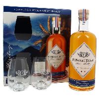 Coffret Cadeau Alcool Fondaudege - Héritage - Coffret Whisky Pur Malt 40.0% Vol. 70cl + 2 verres