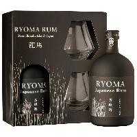 Coffret Cadeau Alcool Ryoma - Coffret Rhum 40.0% Vol. 70cl + 2 verres