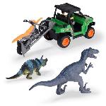 Camion Coffret Chasseur de Dinosaures - Dickie - 1 Figurine Articulee et 2 Dinosaures Inclus