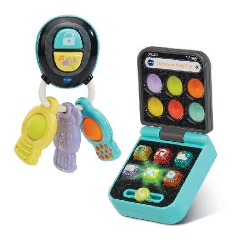 Telephone Jouet Enfant COFFRET CLES + TELEPHONE MAGI'POP