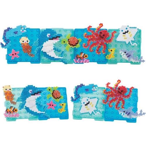 Jeu De Perle A Repasser - Jeu De Perle A Fixer Coffret creation - AQUABEADS 35046 - La vie aquatique