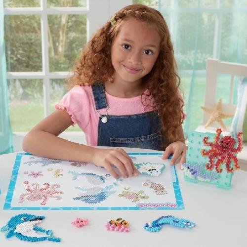 Jeu De Perle A Repasser - Jeu De Perle A Fixer Coffret creation - AQUABEADS 35046 - La vie aquatique