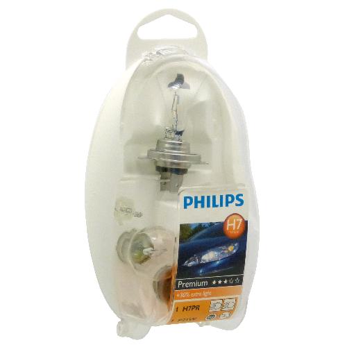 Ampoules H7 12V Coffret d ampoules H7 Vision - 12V - 55W - Philips - Homologue