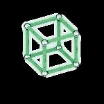 Jeu D'assemblage - Jeu De Construction - Jeu De Manipulation Coffret de construction - GEOMAG - Glow Recycled - 25 pieces - Luminescent - Magnetique - Plastique recycle