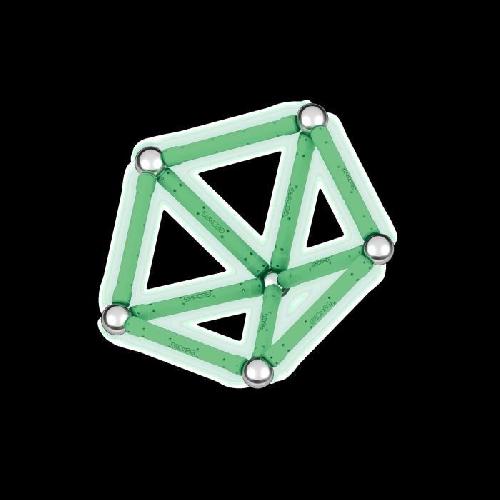 Jeu D'assemblage - Jeu De Construction - Jeu De Manipulation Coffret de construction - GEOMAG - Glow Recycled - 25 pieces - Luminescent - Magnetique - Plastique recycle