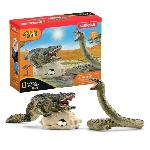 Figurine Miniature - Personnage Miniature Coffret Duel Aligator/Anaconda. figurines animaux sauvages. Schleich 42559 Wild Life. Pour enfant des 3 ans