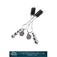 Coffret Fetish Bijoux de Seins -The Pinch- FIFTY SHADES OF GREY - Noir