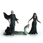 Figurine Miniature - Personnage Miniature Coffret figurines Voldemort. Nagini et Bellatrix. Schleich 42684 Harry Potter. Pour enfant des 6 ans