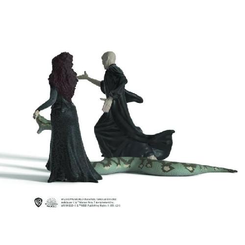 Figurine Miniature - Personnage Miniature Coffret figurines Voldemort. Nagini et Bellatrix. Schleich 42684 Harry Potter. Pour enfant des 6 ans