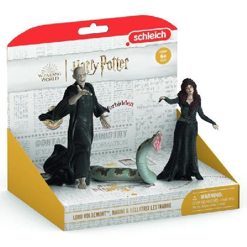 Figurine Miniature - Personnage Miniature Coffret figurines Voldemort. Nagini et Bellatrix. Schleich 42684 Harry Potter. Pour enfant des 6 ans