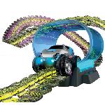 Vehicule Pour Circuit Miniature Coffret FleXtreme Neon - Voiture exclusive incluse - Compatible avec tous les accessoires FleXtreme - Des 4 ans