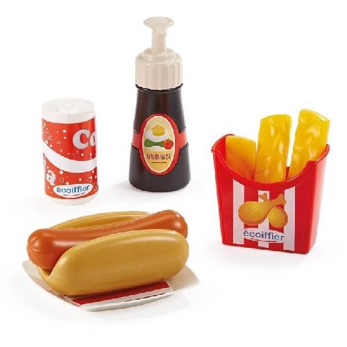 Dinette - Cuisine Coffret hot dog - ECOIFFIER - 2423 - Un menu digne d'un fast-food