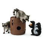 Figurine Miniature - Personnage Miniature Coffret Jeux rigolos avec la noix. figurines animaux sauvages. Schleich 42596 Wild Life. Pour enfant des 3 ans