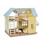 Figurine Miniature - Personnage Miniature Coffret Le cottage au toit bleu - SYLVANIAN FAMILIES - 5671 - Pour Enfant de 5 ans et plus - Mobilier inclus