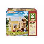 Figurine Miniature - Personnage Miniature Coffret Le cottage au toit bleu - SYLVANIAN FAMILIES - 5671 - Pour Enfant de 5 ans et plus - Mobilier inclus