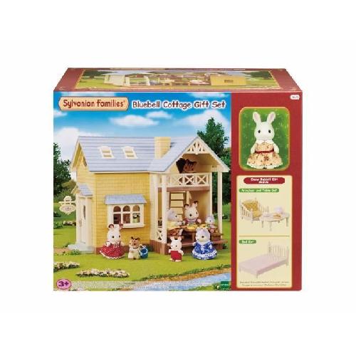 Figurine Miniature - Personnage Miniature Coffret Le cottage au toit bleu - SYLVANIAN FAMILIES - 5671 - Pour Enfant de 5 ans et plus - Mobilier inclus