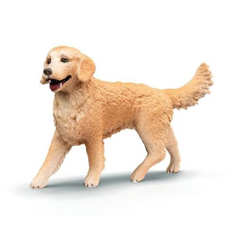 Figurine Miniature - Personnage Miniature Coffret Niche avec Golden Retriever. SCHLEICH 42722 Farm World. Des 4 ans