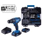 Coffret perceuse visseuse sans fil C-DTB74-2-X - 50Nm mandrin 13mm + 74 access - SCHEPPACH 20V IXES + 2 batteries 2Ah + chargeur