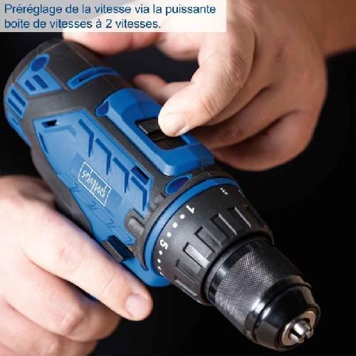 Perceuse Coffret perceuse visseuse sans fil C-DTB74/2-X - 50Nm mandrin 13mm + 74 access - SCHEPPACH 20V IXES + 2 batteries 2Ah + chargeur