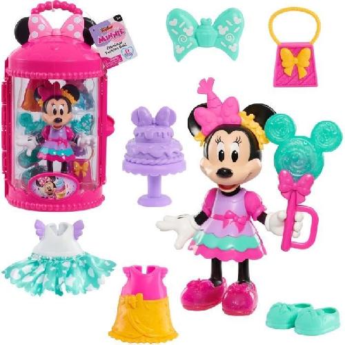 Poupee Coffret poupée - DISNEY MINNIE MOUSE - Figurine Articulée 15 cm Sweet Party - Avec vetements et accessoires