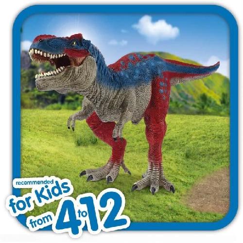 Figurine Miniature - Personnage Miniature Coffret Schleich - Tyrannosaure Rex bleu - Dinosaurs