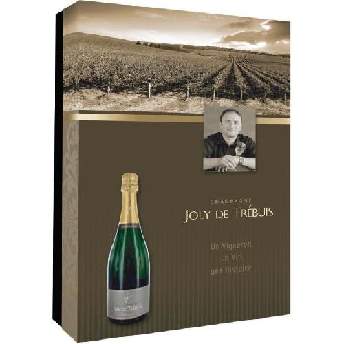 Porte-bouteille - Systeme Versage Du Vin coffret vide Joly de Trebuis pour 2 bout et bouchon champagne