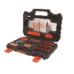 Coffret Vissage Perçage BLACK+DECKER A7231-XJ - 76 Accessoires Forets. Douilles. Embouts