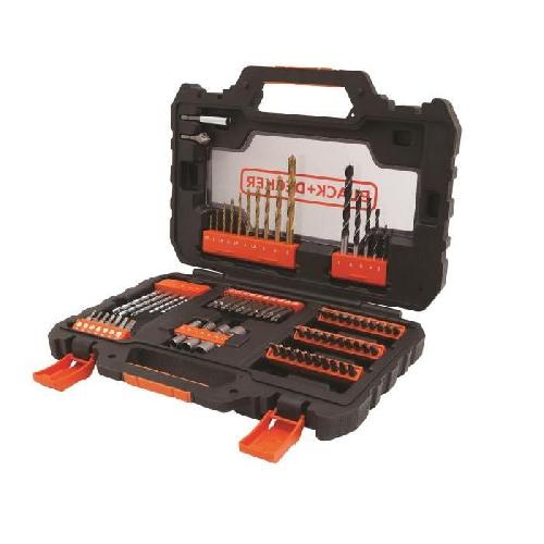 Accessoire - Consommable Machine Outil Coffret Vissage Percage BLACK+DECKER A7231-XJ - 76 Accessoires Forets. Douilles. Embouts