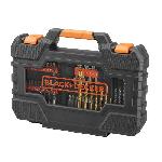 Accessoire - Consommable Machine Outil Coffret Vissage Percage BLACK+DECKER A7231-XJ - 76 Accessoires Forets. Douilles. Embouts