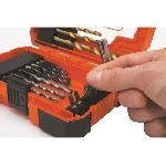 Accessoire - Consommable Machine Outil Coffret Vissage Percage BLACK+DECKER A7235-XJ - 27 Accessoires