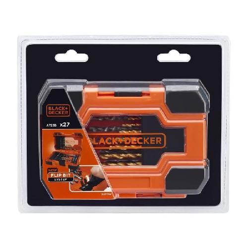 Accessoire - Consommable Machine Outil Coffret Vissage Percage BLACK+DECKER A7235-XJ - 27 Accessoires