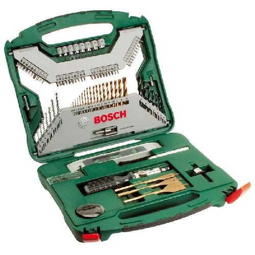 Boite A Outils - Caisse A Outils (vide) Coffret X-Line Titane de forets et d'embouts de vissage Bosch - 100 pieces