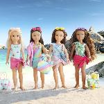 Poupee Coffret Zoé a la plage - COROLLE GIRLS - Poupée mannequin - 5 accessoires - 28 cm - Des 4 ans