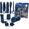 Coffrets de Sextoys Midnight Blue - Coffret Avec Strille Anal Oeuf Vibrant Boule Geisha Anus Picket Vibromasseur Cockring Gode Et Gaine