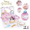 Coiffeur - Estheticienne Smoby - Disney Princesse - Valise beauté  facile a transporter - 13 accessoires inclus : coiffure. onglerie. maquillage - Fabricatio