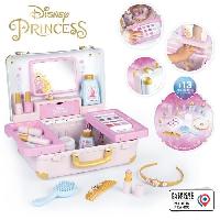 Coiffeur - Estheticienne Smoby - Disney Princesse - Valise beauté  facile a transporter - 13 accessoires inclus : coiffure. onglerie. maquillage - Fabricatio