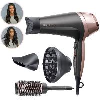 Coiffure Remington D5706 Coffret Coiffure. Seche-Cheveux Ionique Curl Confidence 2200W. Brosse 45mm. Grille Céramique. Léger. Silencieux