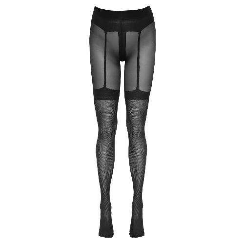 Bas et Collants Collant ouvert avec impression bas taille 2