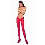 Collant Ouvert Rouge TI005 - T 3-4