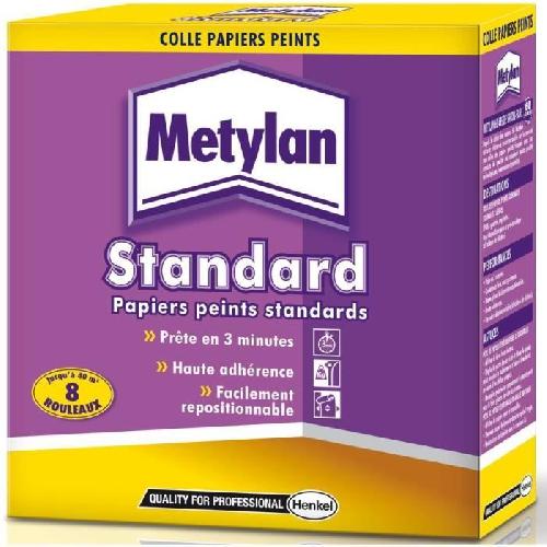 Colle - Pate De Fixation - Scellement Chimique Colle Papiers Peints - METYLAN - Universelle - Paquet 250g