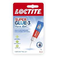 Colle - Pate De Fixation - Scellement Chimique Colle cyanocrylate - LOCTITE - SUPERGLUE-3P - Pure Gel - Tube 2g