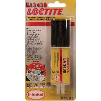 Colle - Silicone - Pate a joint 232662 Colle epoxy metal caoutchouc synthetique 24ml - Loctite