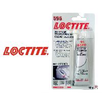 Colle - Silicone - Pate a joint 3X 595 - Silicone transparent compatible avec joint etancheite - 40ml