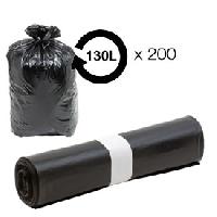 Collecte Des Dechets Sacs poubelle noir 130L - 40 microns BD -carton de 200-