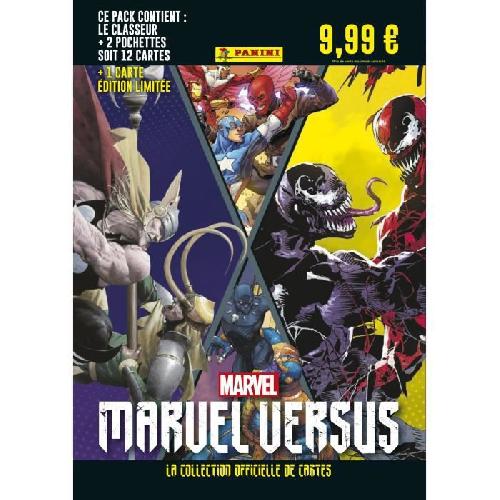 Jeu De Stickers Collection Marvel Versus - Pack de demarrage PANINI - Super-heros contre super-vilains