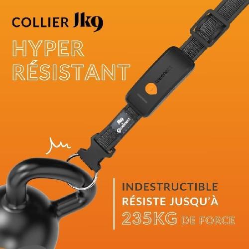 Chasse - Pistage - Reperage Collier GPS pour chien - WEENECT Chien XT - Antenne XL - Etanche - Collier Julius-K9 - Fonctionne avec abonnement - Noir