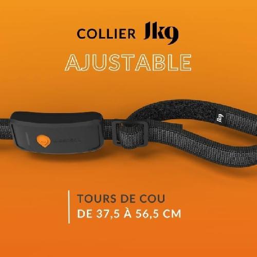 Chasse - Pistage - Reperage Collier GPS pour chien - WEENECT Chien XT - Antenne XL - Etanche - Collier Julius-K9 - Fonctionne avec abonnement - Noir